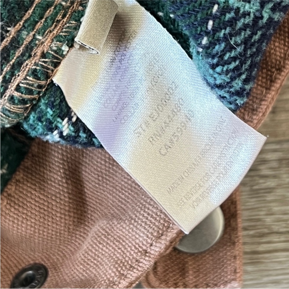 Elwood Petrol Canvas Jacket in Brown - Picture 6 of 6